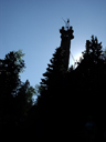Bishop's Castle silhouette
