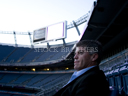 man at Bronco stadium